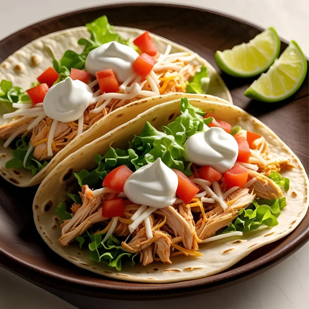 Shredded Chicken Tacos