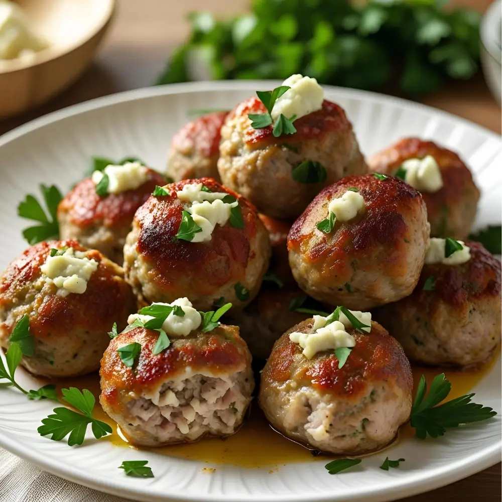 Juicy Turkey Meatballs With Ricotta