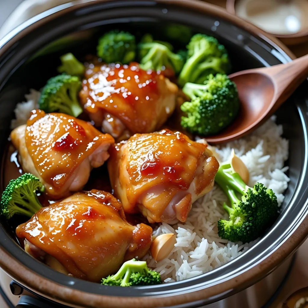 Slow-Cooker Honey-Garlic Chicken