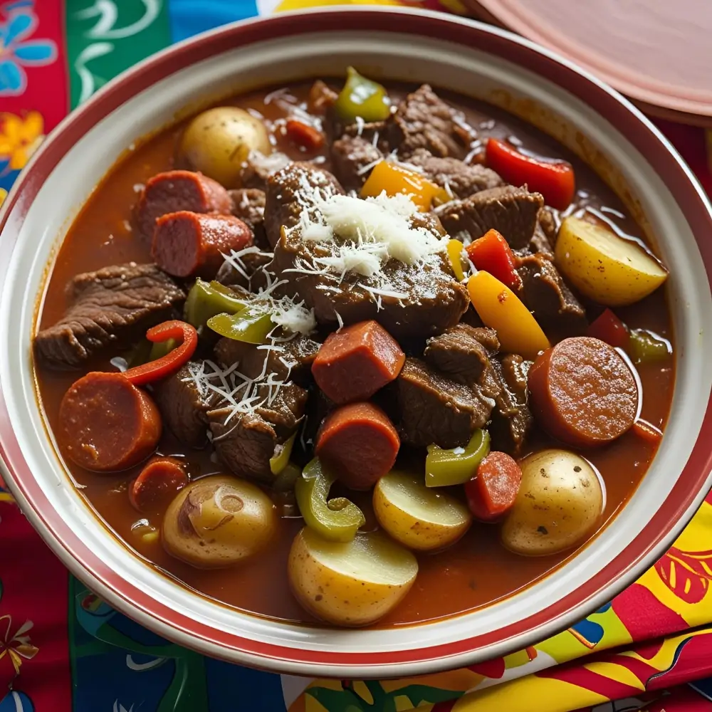 Filipino Beef And Chorizo Stew