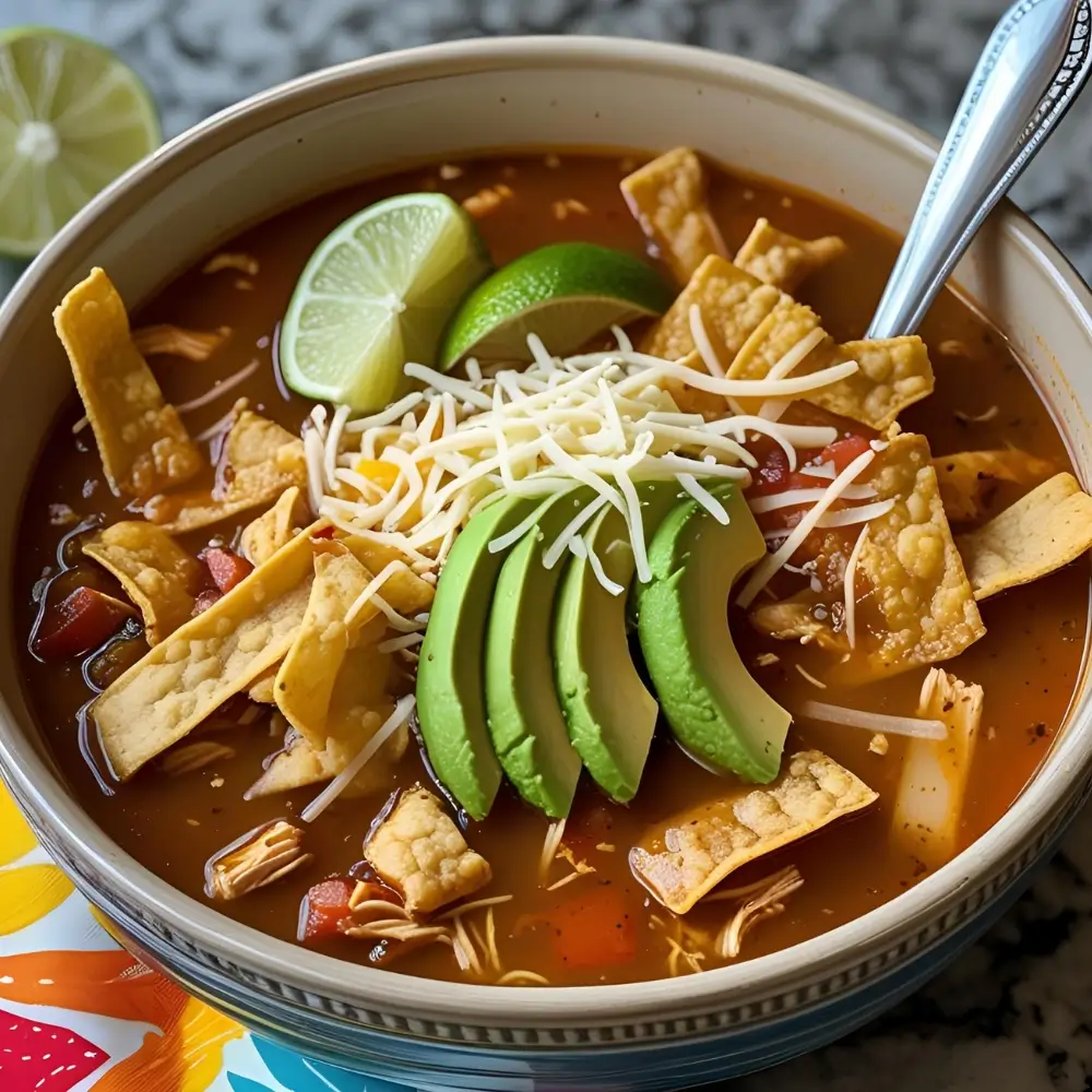 Cosy Chicken Tortilla Soup