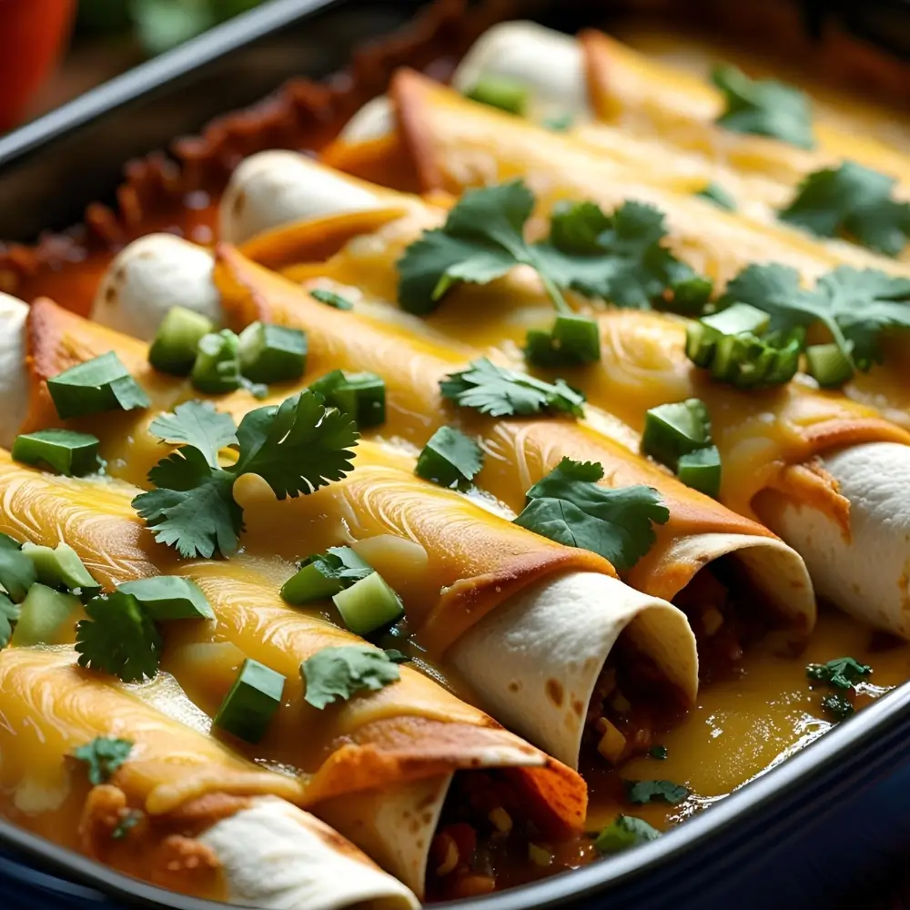 Salsa Verde Turkey Enchiladas