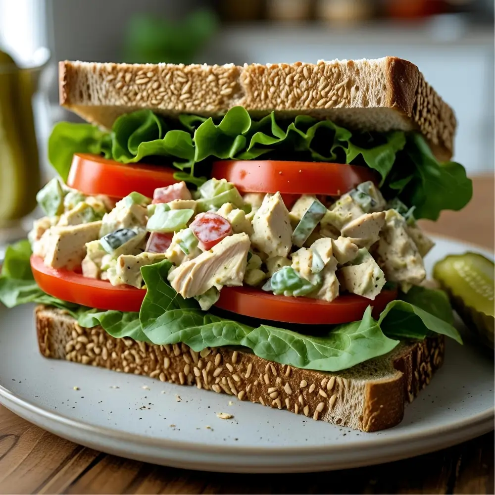 Vegetarian Chicken Salad Sandwich