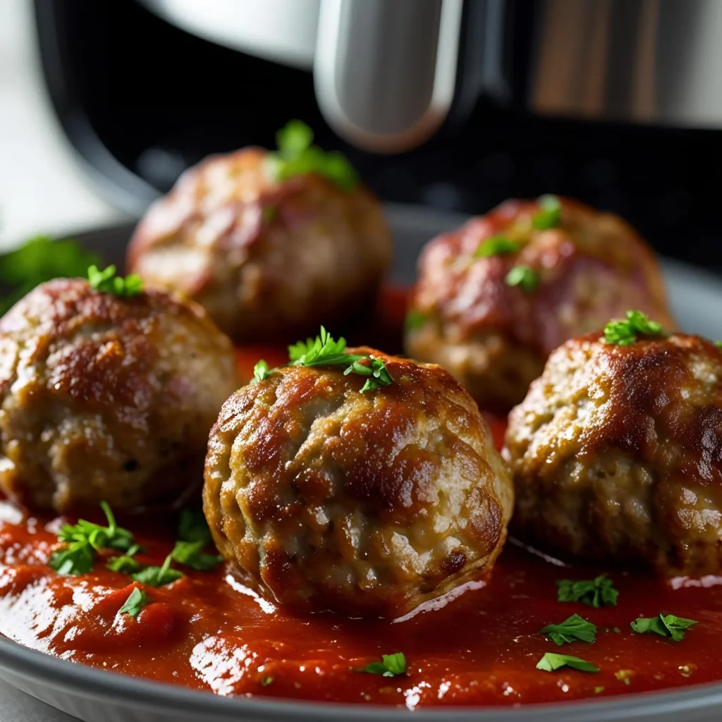 Air Fryer Meatballs