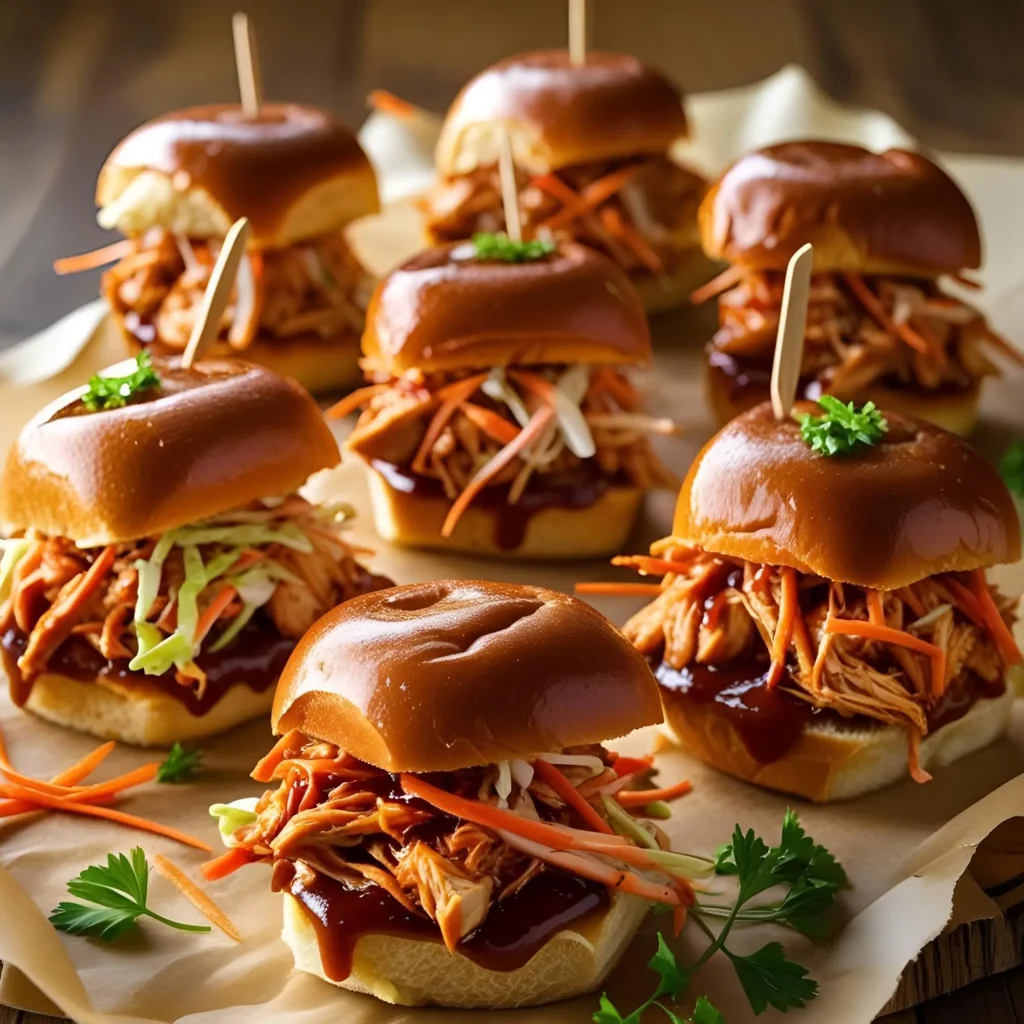 BBQ Chicken Sliders