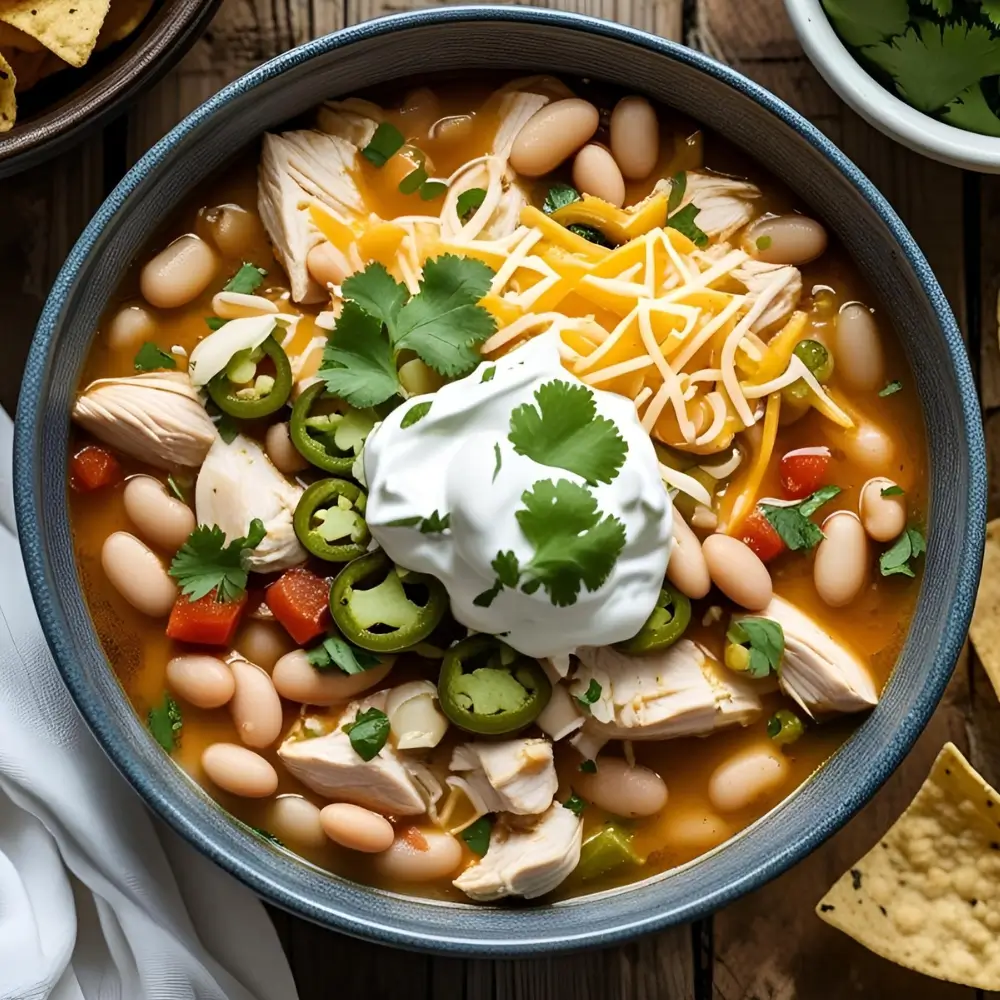 Creamy White Chicken Chilli