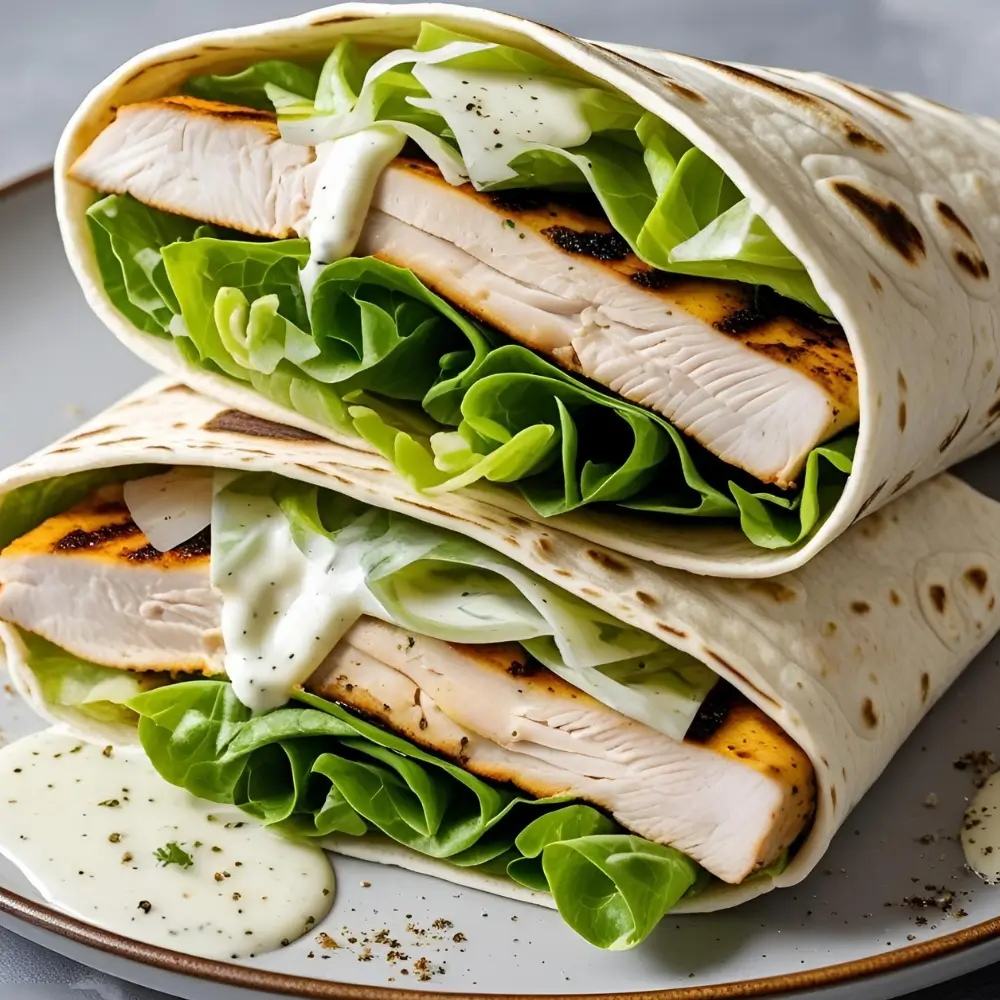 Chicken Caesar Wraps