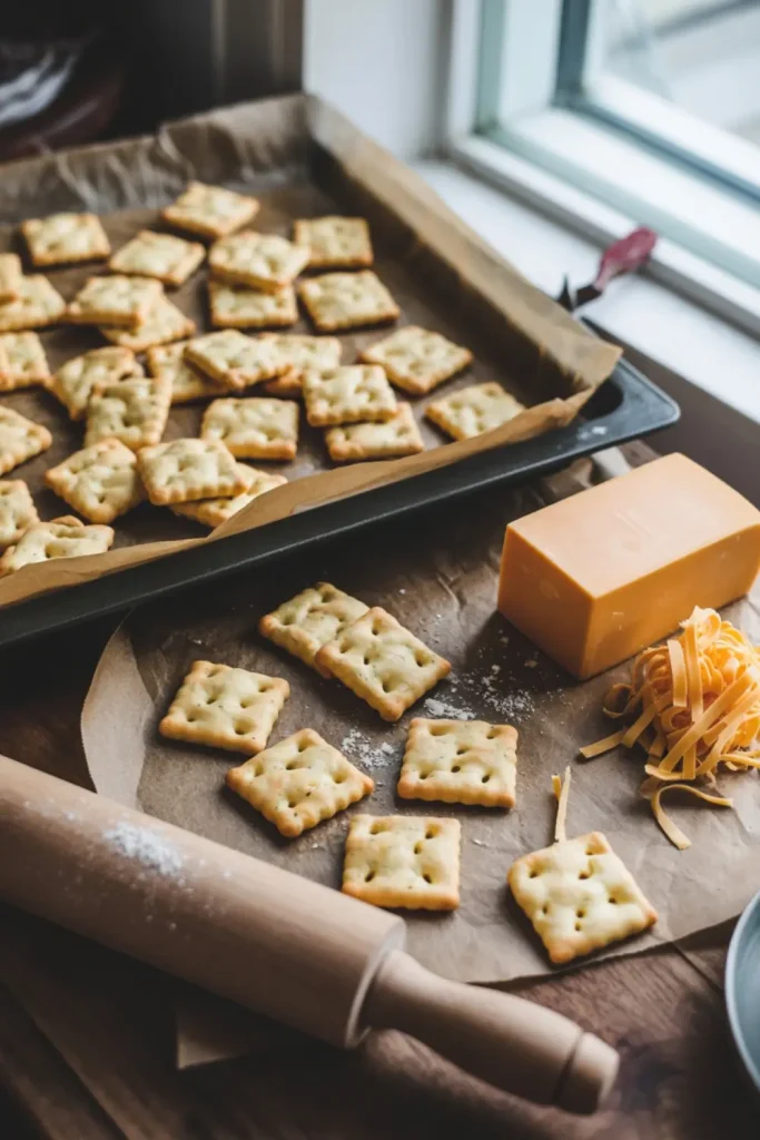 Homemade Cheese Crackers