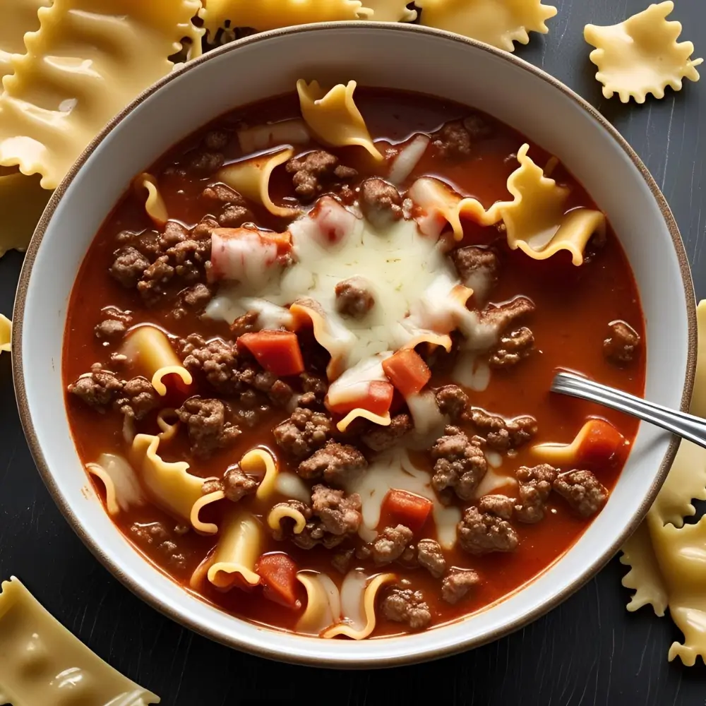 Homemade Lasagna Soup