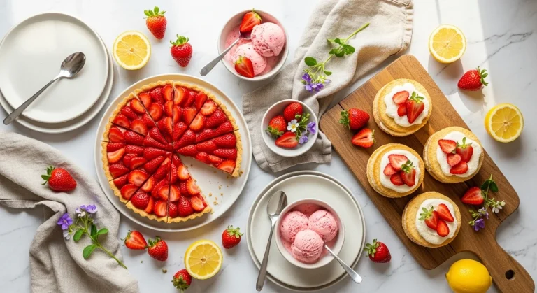 12 Easy Strawberry Desserts for Summer